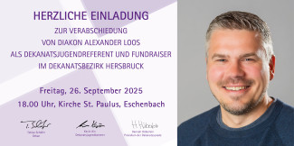 Einladung Verabschiedung Alexander Loos