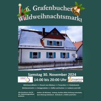 Plakat zum 6. Weihnachtsmarkt