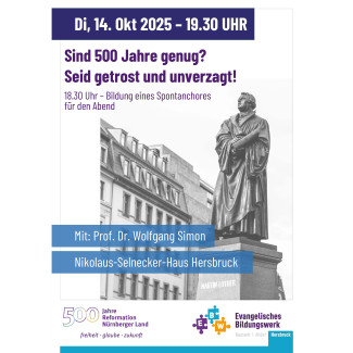 Plakat Sind 500 Jahre genug